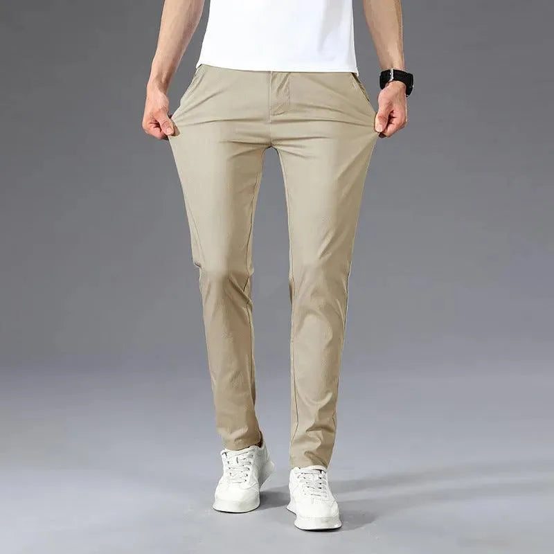 Herren Hosen Slim Fit Gerade Schnitt