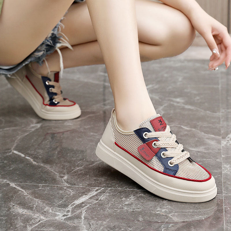 Damen Sneaker Atmungsaktiv Modisch Sportlich