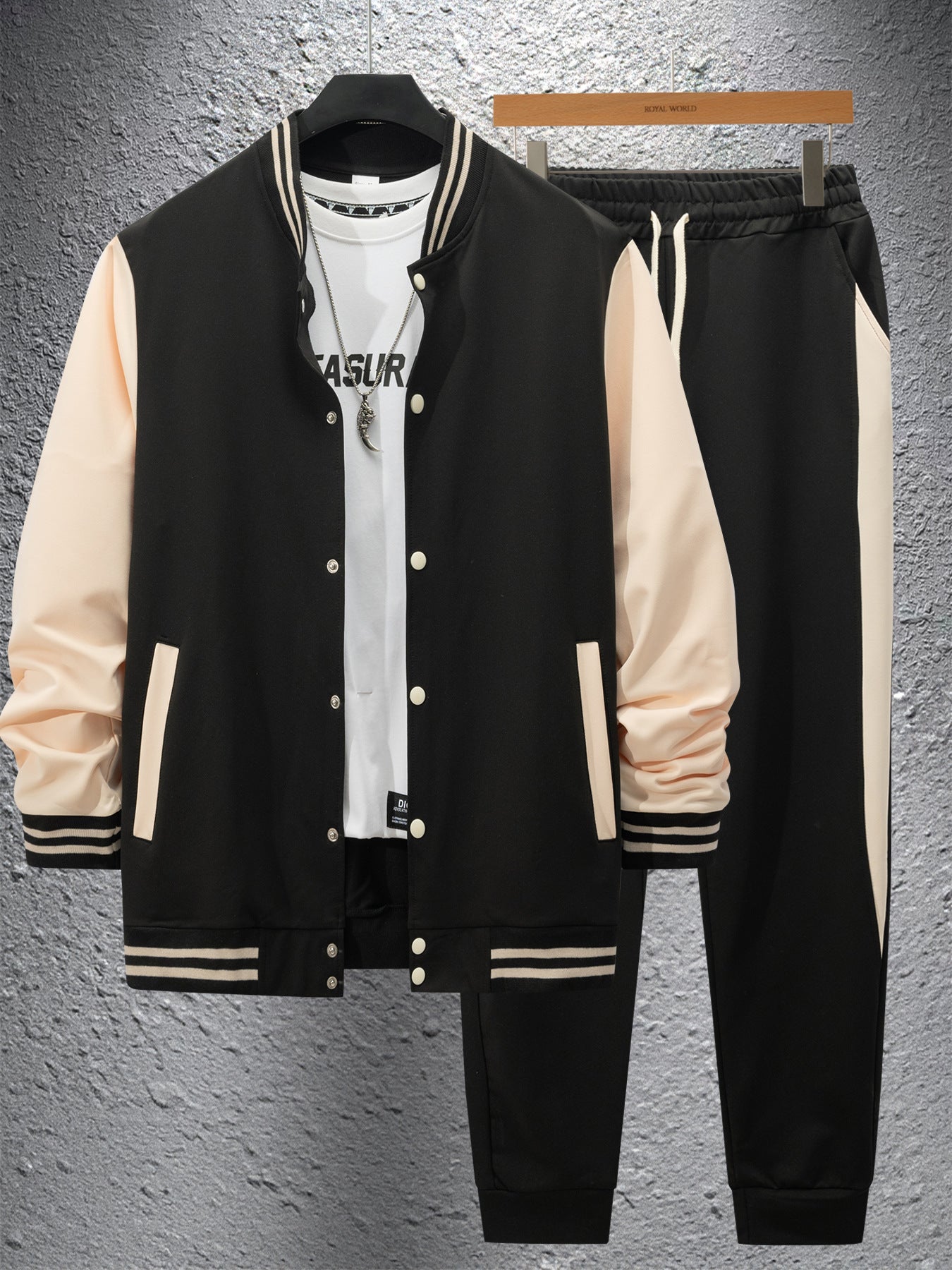 Herren Freizeit-Set Modern mit Bomberjacke und Jogginghose