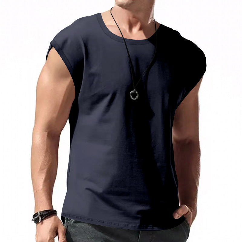 Großes Oversized Herren T-Shirt aus Baumwolle Rundhals