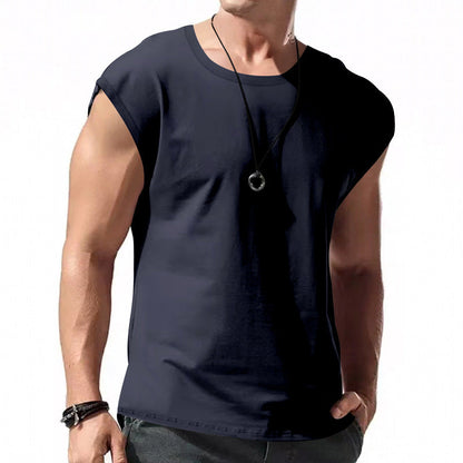 Großes Oversized Herren T-Shirt aus Baumwolle Rundhals