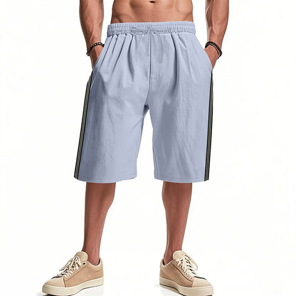 Herren Sporthose Elastisch Mit Seitentaschen Freizeit