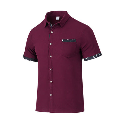 Herren Kurzarmhemd Modern Stilvoll Berlin
