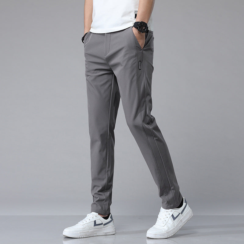 Herren Jogginghose Slim Fit Sportlich Schwarz