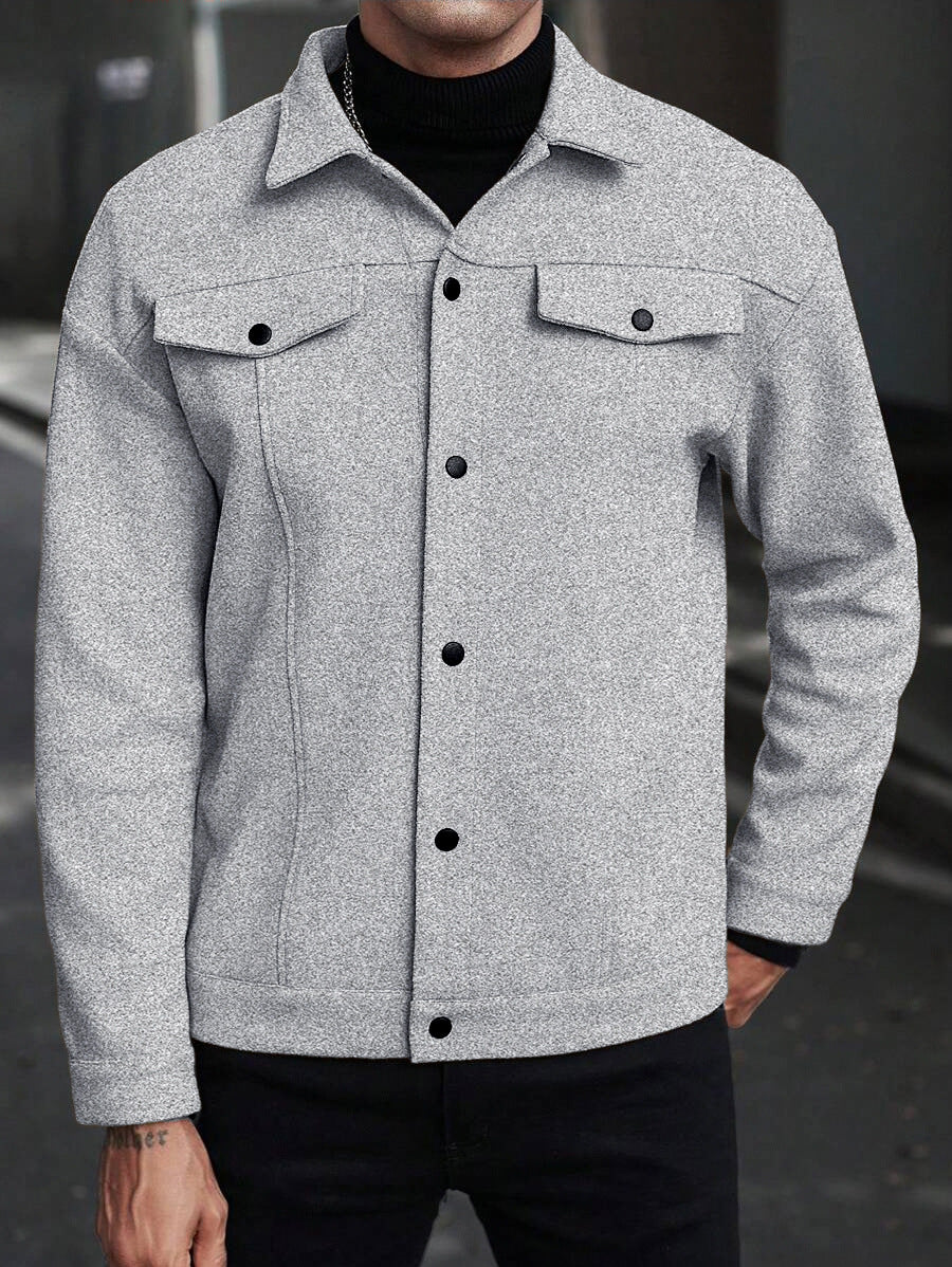 Herren Overshirt Jacke Modern Trendy