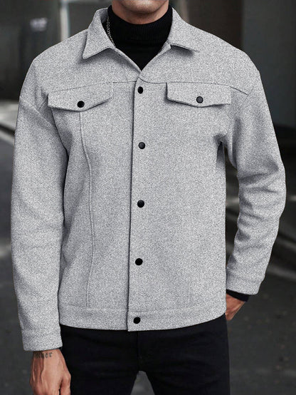 Herren Overshirt Jacke Modern Trendy