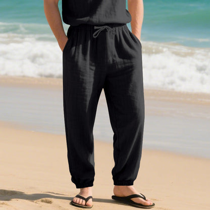 Herren Strandhose Leicht Lockere Sommerhose