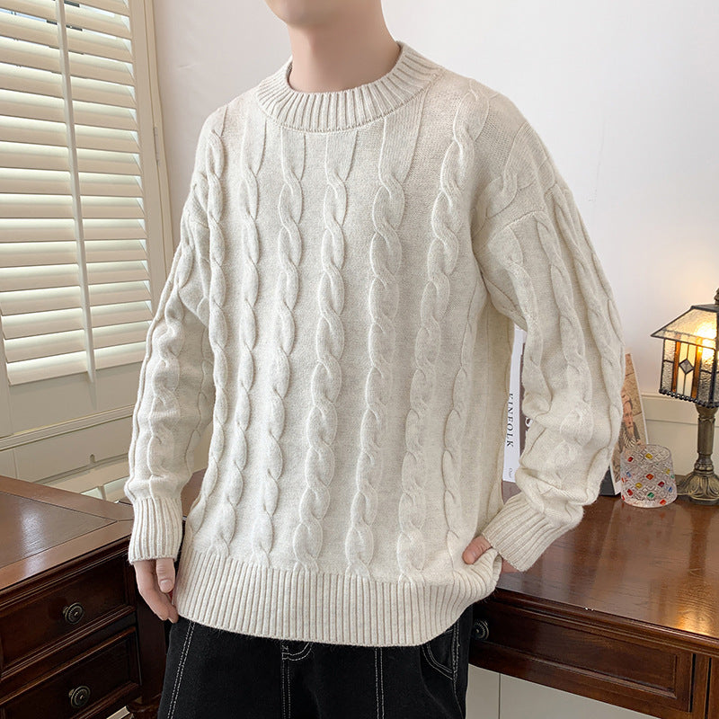 Herren Pullover Grobstrick Modern Berlin Stil