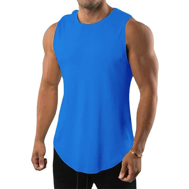 Herren Muskelshirt Atmungsaktiv Fitness Oberteil Sportlich