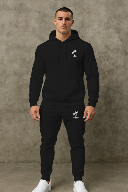 Herren Hoodie Set Bequem Jogginghose Sportlich