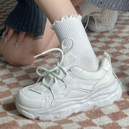 Damen Sneaker Sportlich Atmungsaktiv Mit Verstärkung