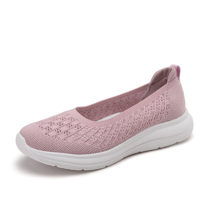 Damen Slip-On Schuhe atmungsaktiv bequem Freizeit