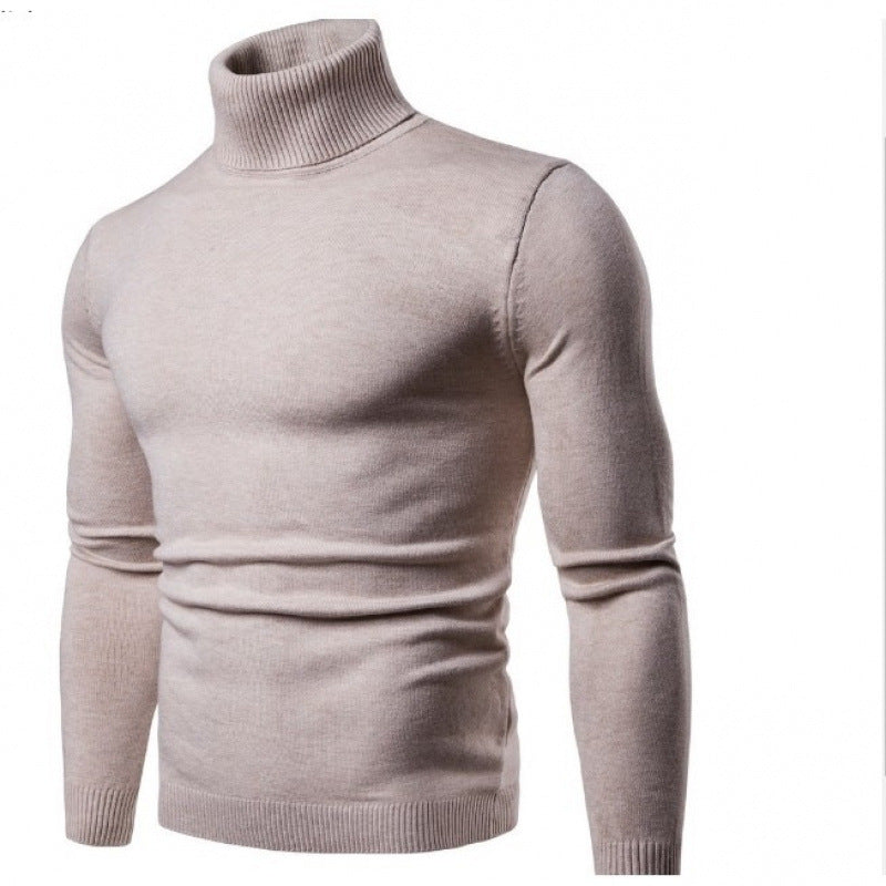 Herren Rollkragenpullover Fein Strick Hochwertig Elegант - BerlinGlamour