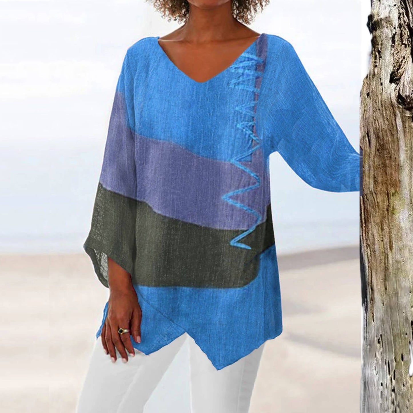 Elegante Damen Sommerbluse Stilvoll Leichtig