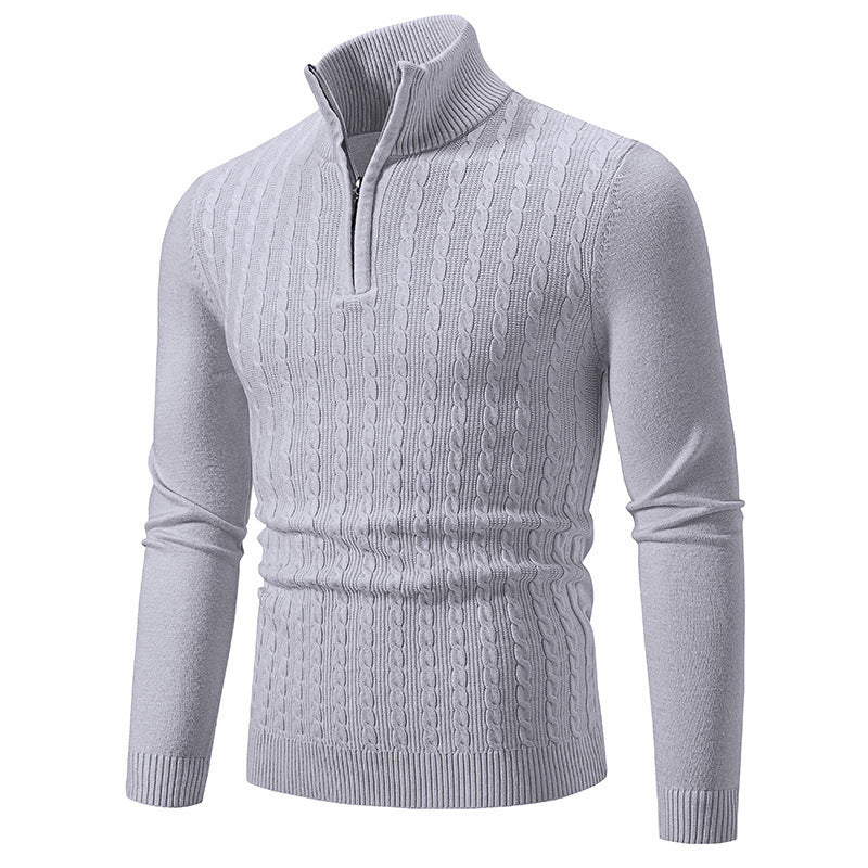 Herren Rollkragenpullover Modisch Reißverschluss Pullover Damen Unpassend, besser: 
Herren Rollkragenpullover Reißverschluss Modern