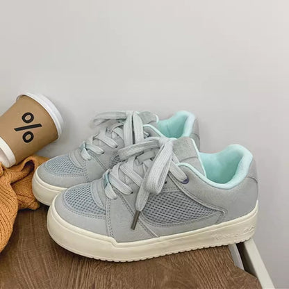 Damen Sneaker atmungsaktiv Mesh Komfort Sohle - BerlinGlamour