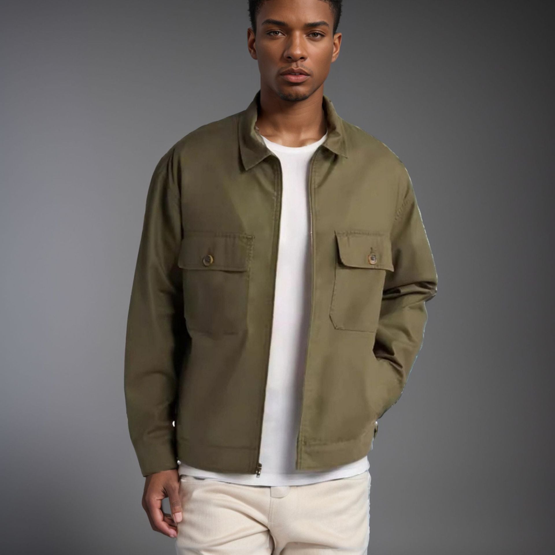 Herren Arbeitsjacke Robust Hochwertig Funktionell - BerlinGlamour