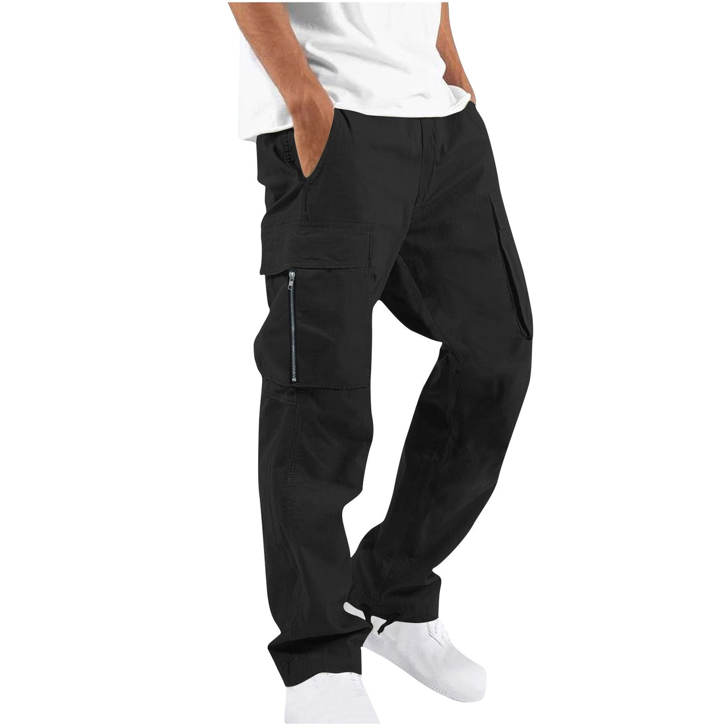 Herren Cargo-Hose Bequem Multi-Taschen Trendig
