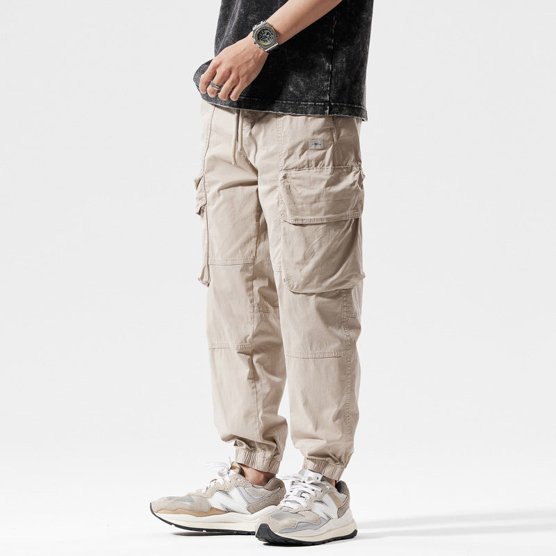 Herren Jogginghose Bequem Cargo Style Gummibund - BerlinGlamour
