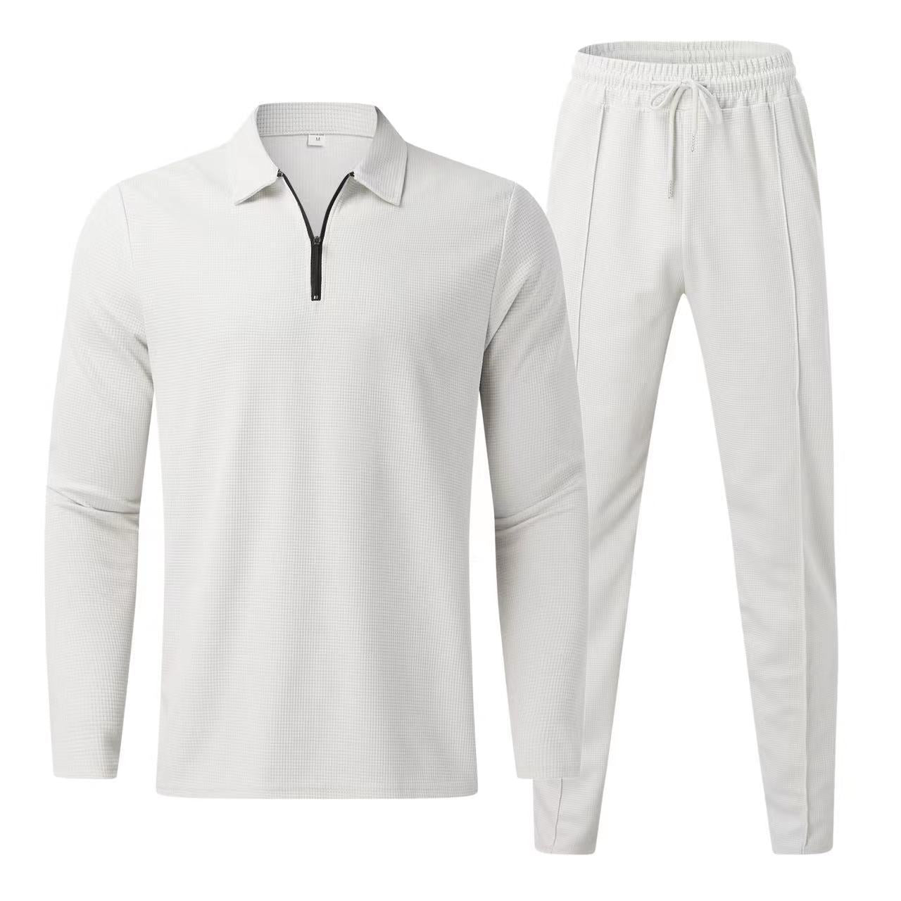 Herren Sportensemble Modern Reißverschluss Casual