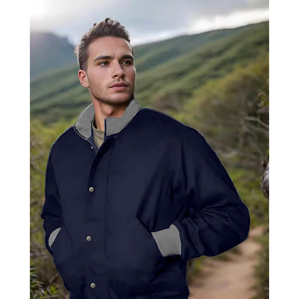 Herren Steppjacke Leicht Mit Seitentaschen Modern