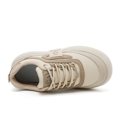 Damen Plateau Sneaker Sportlich Atmungsaktiv