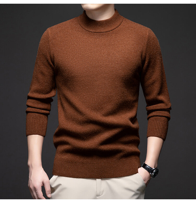 Herren Rollkragenpullover Weich Eleganter Pullover Männer