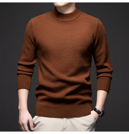 Herren Rollkragenpullover Weich Eleganter Pullover Männer