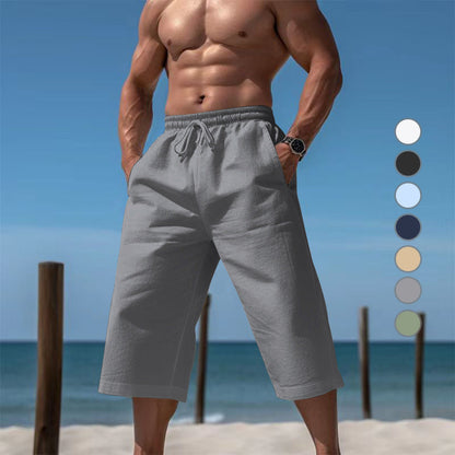 Herren Sommer-Shorts Bequem Elastisch Mit Taschen