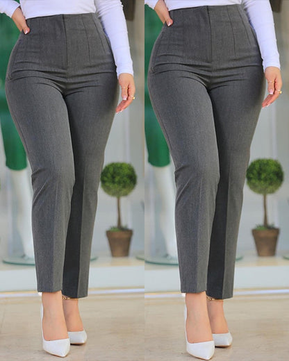 Elegante Damen High-Waist Jeans Hose - BerlinGlamour