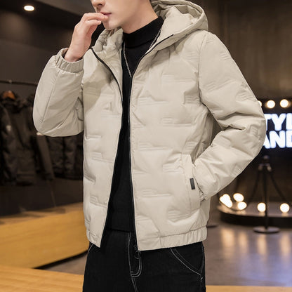 Herren Winterjacke Wasserdicht Isoliert mit Kapuze