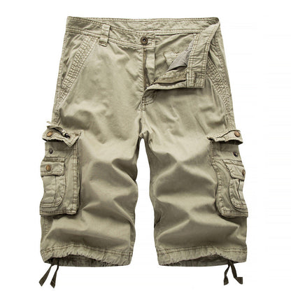 Herren Cargoshorts Elastisch Mit Vielen Taschen
