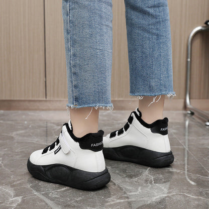 Damen Sneaker Sportlich High-Top Warm gefüttert