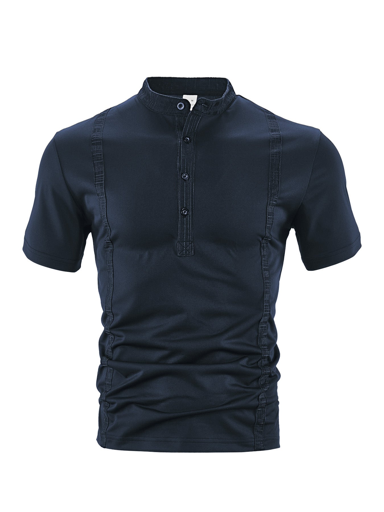 Herren Kurzarm Hemd Modern Slim Fit Kragen