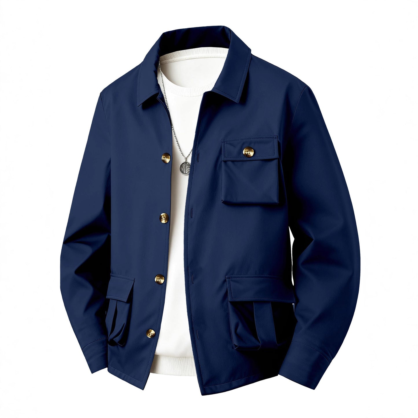 Herren Actionjacke Modern mit Taschen Wasserdicht