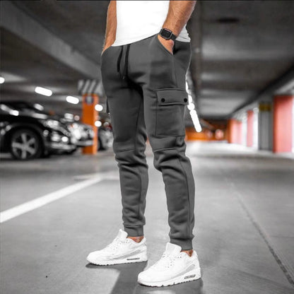 Herren Jogginghosen Cargo Bequem Schwarz