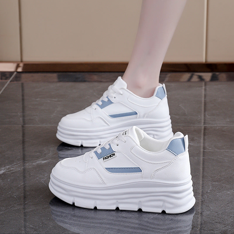 Damen Sneaker Plateau Sportschuhe Modisch Hoch