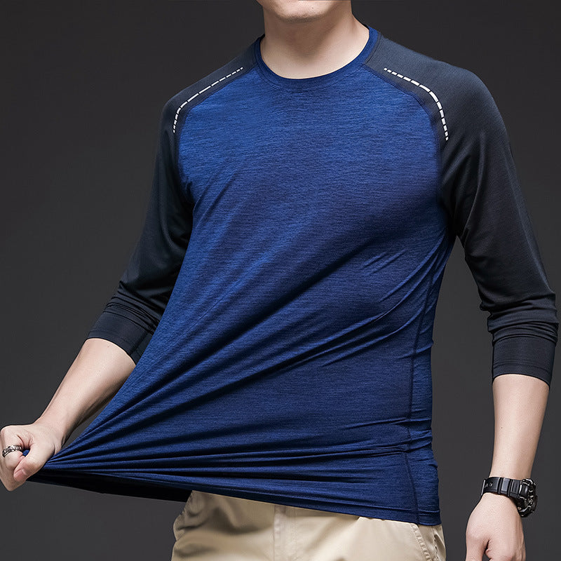 Herren Langarmshirt Sportlich Ergonomisch