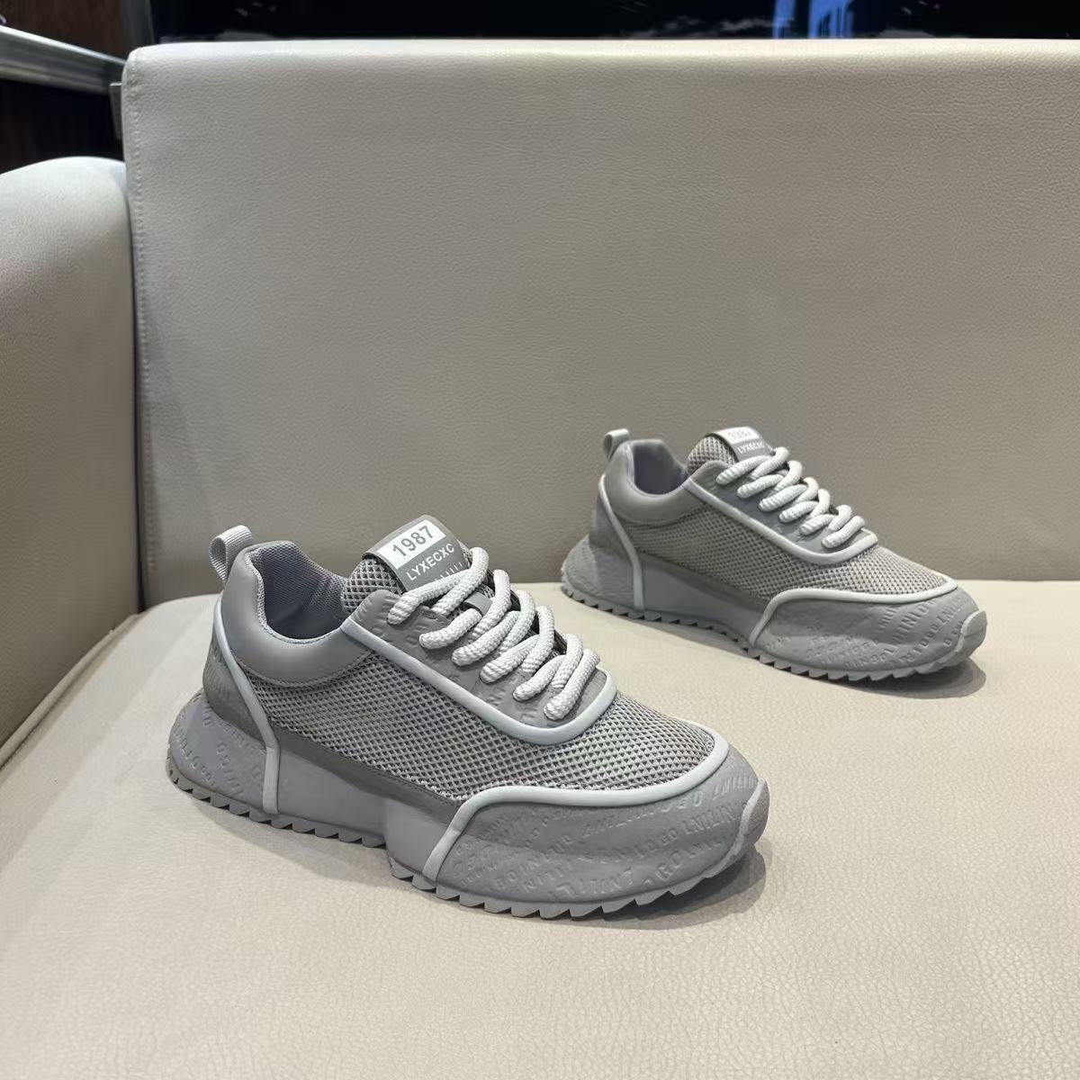 Damen Sneaker Sportlich Atmungsaktiv Laufschuhe Mode