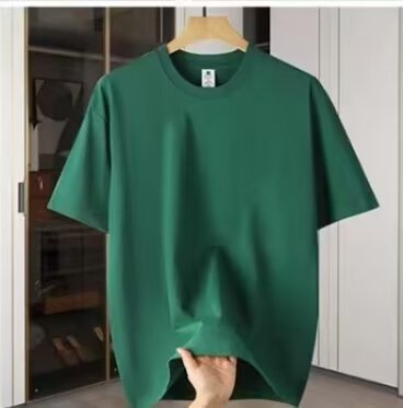 Herren T-Shirt Oversized Weich Bio-Baumwolle Klassisch