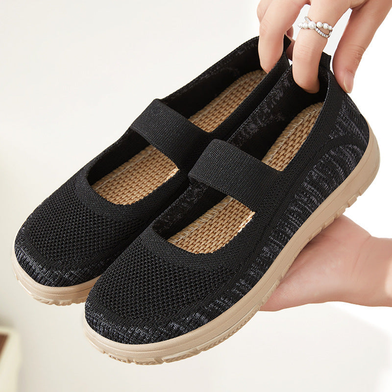 Damen Ballerinas Bequem Atmungsaktiv Heidi Mode