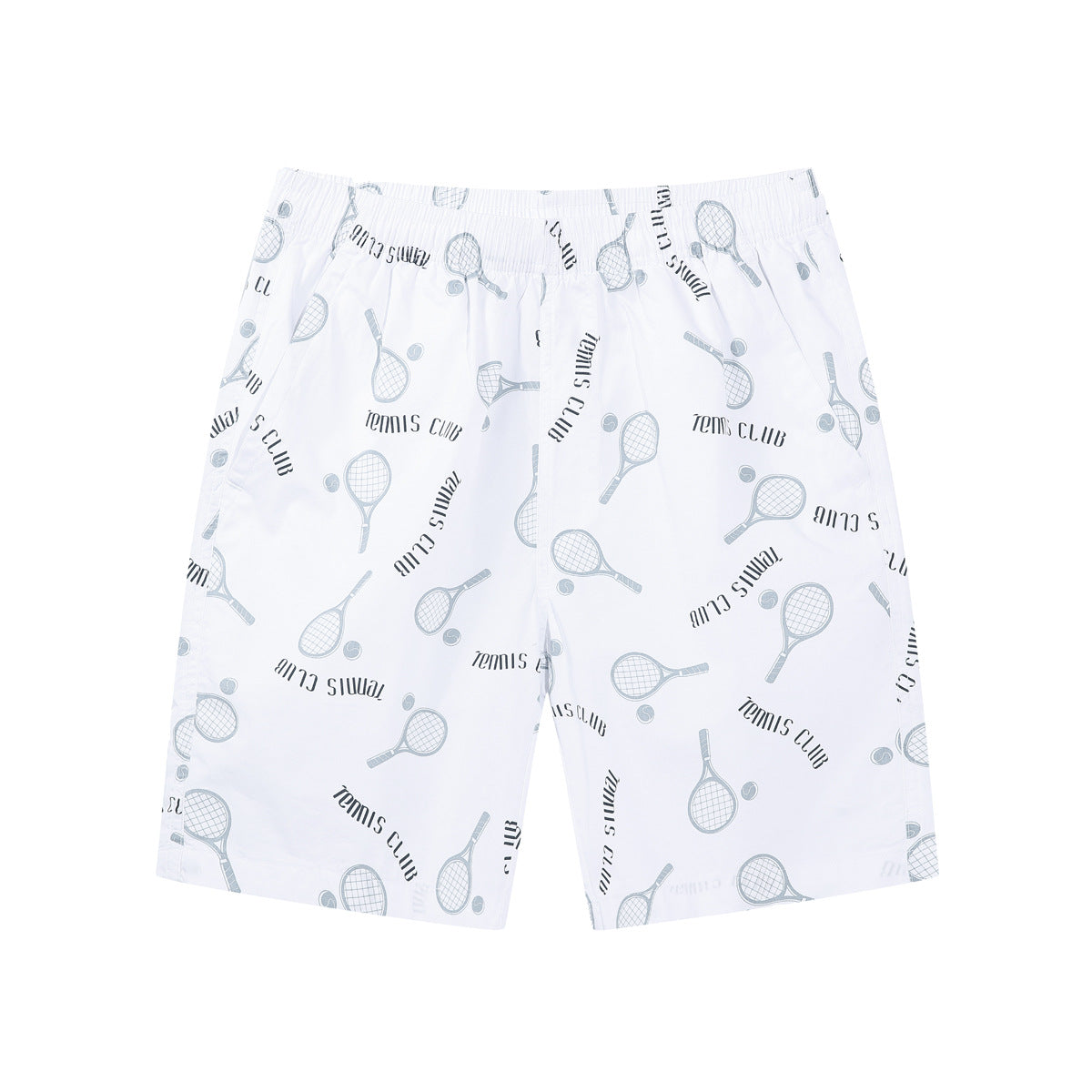 Herren Badeshorts Tennis Motiv Elastisch