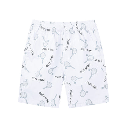 Herren Badeshorts Tennis Motiv Elastisch