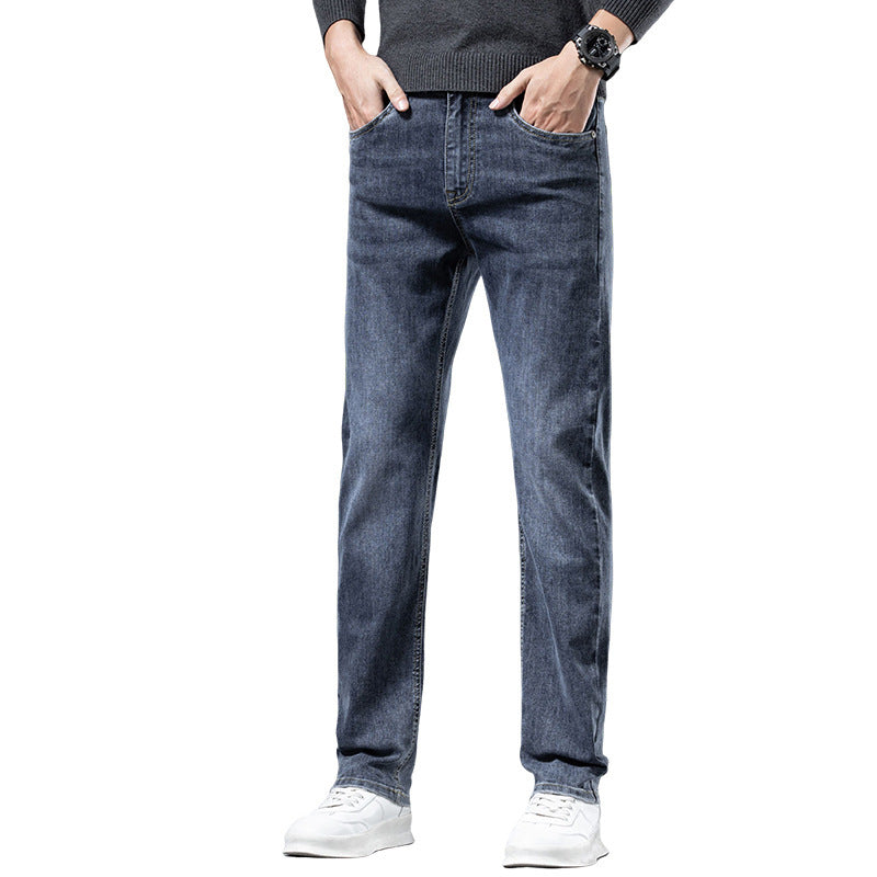 Bequeme Herren Jeans Denim mit tiefen Taschen Lässig