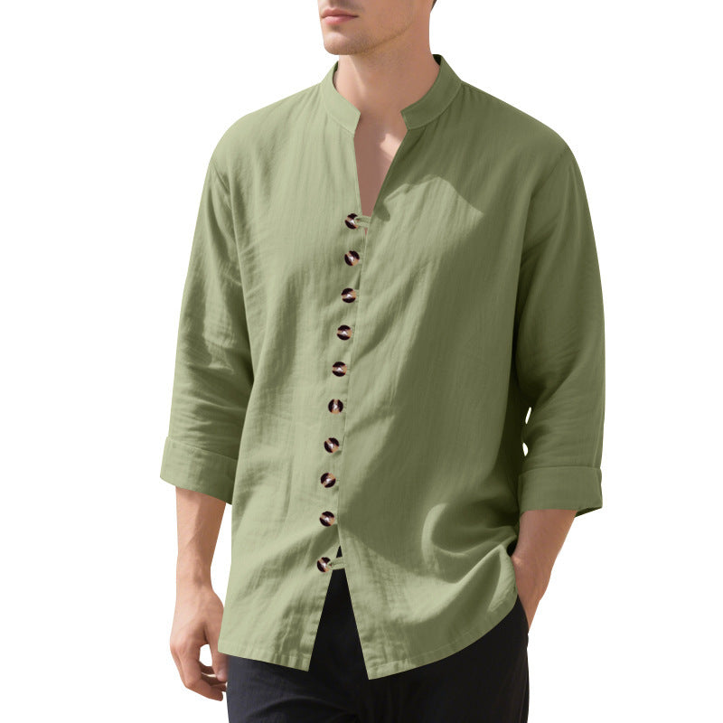Herren Hemd Modern mit Knopfleiste Trendy Design