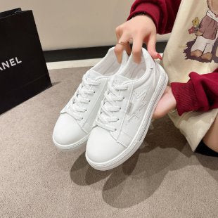 Damen Sneaker Stern-Design Trendy Frauen Schuhe