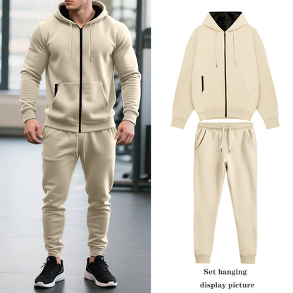 Herren Sportanzug Kapuze Taschen Modern Funktionell