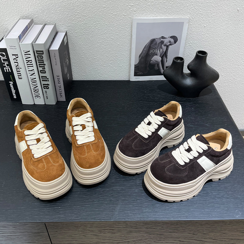 Damen Plattform Sneaker Hoch Komfortabel Modisch
