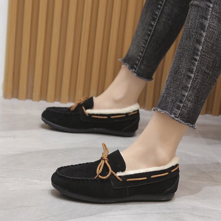 Damen Mokassins Weich Lederschuhe Elegant