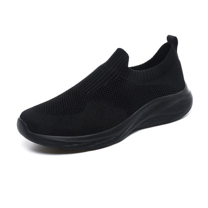 Damen Laufschuhe Atmungsaktiv Leicht Slip-On Sneaker